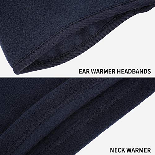 Bbto BBTO-NECK WARMER-01 6 Pieces Fleece Ear Warmers Headband Fleece Neck Warmer Ear Muffs Winter Headbands Neck Gaiter thumb #2