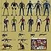 Baimiby Army Men Soldiers Toy Action Figures,14 PCS Military Playset Include Army Men Set with Weapon Accessories, Zombie Figure Toys, 2 Police Dog Figures, Military Toy for Kids Boys 4-7