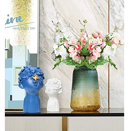 Notakia Gaobei Bust Sculptures Home Decor Modern Gift For Living Room (One Blue Whit Butterfly) #TOP5