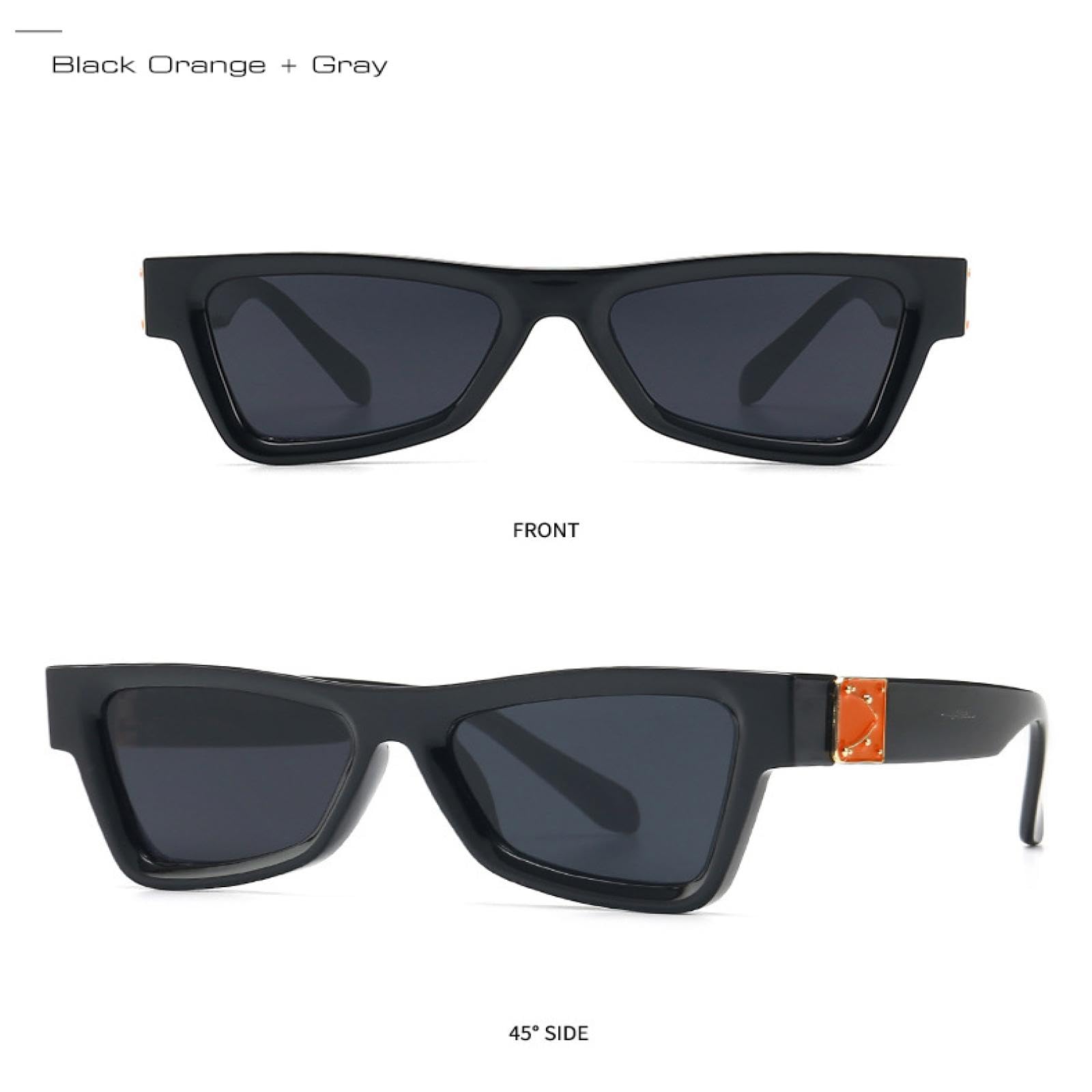Gafas de sol retro con forma de ojo de gato para mujer, gafas de moda con patrón azul y blanco, gafas vintage para hombre, gafas con protección UV400