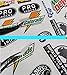Racing Sponsor Weld Racing - Sticker Gang Sheet 38 - White VINYL1/12 to 1/10 Scale White Vinyl R/C Model Decal Sticker Sheet Radio Control Lexan Body