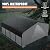 Benass Carports Canopy Heavy Duty, Fully Enclosed Metal Garage with Sidewalls (20x20, White)