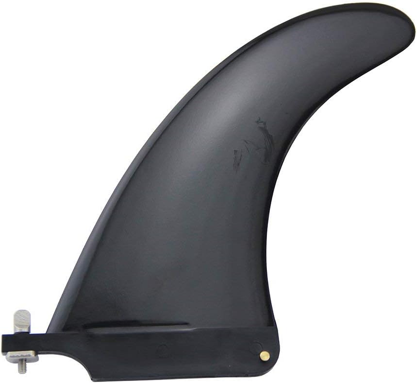 UP100® 6.5/7.5/8/9/9.5/10 inch Longboard & SUP Single Fin - Center Fin for Surfboards & Paddle Boards with Smart Screw
