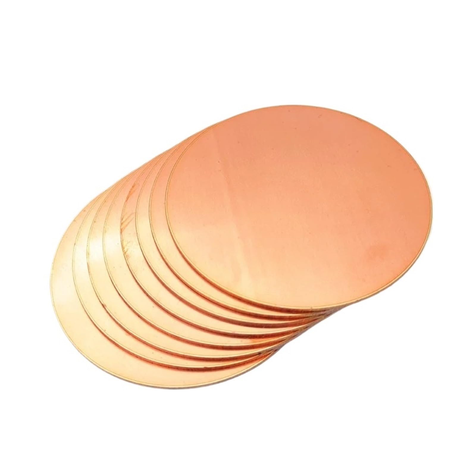 5 Teile/los T2 Reine Kupfer Disc Runde Platte 30-50mm X 0,1-5mm Set