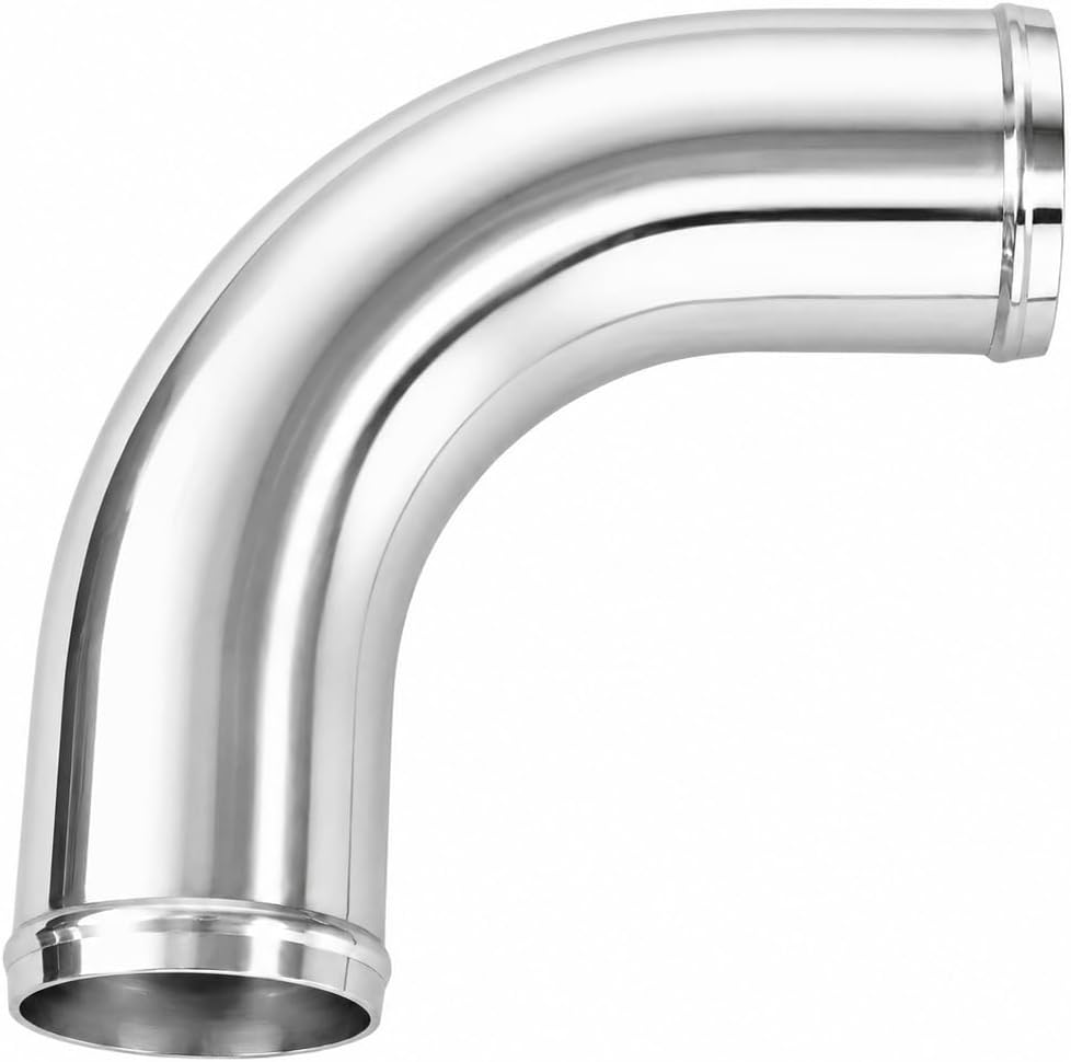 Ucreative 90 Degree OD: 3.0" (76.2mm) Aluminum Alloy Pipe
