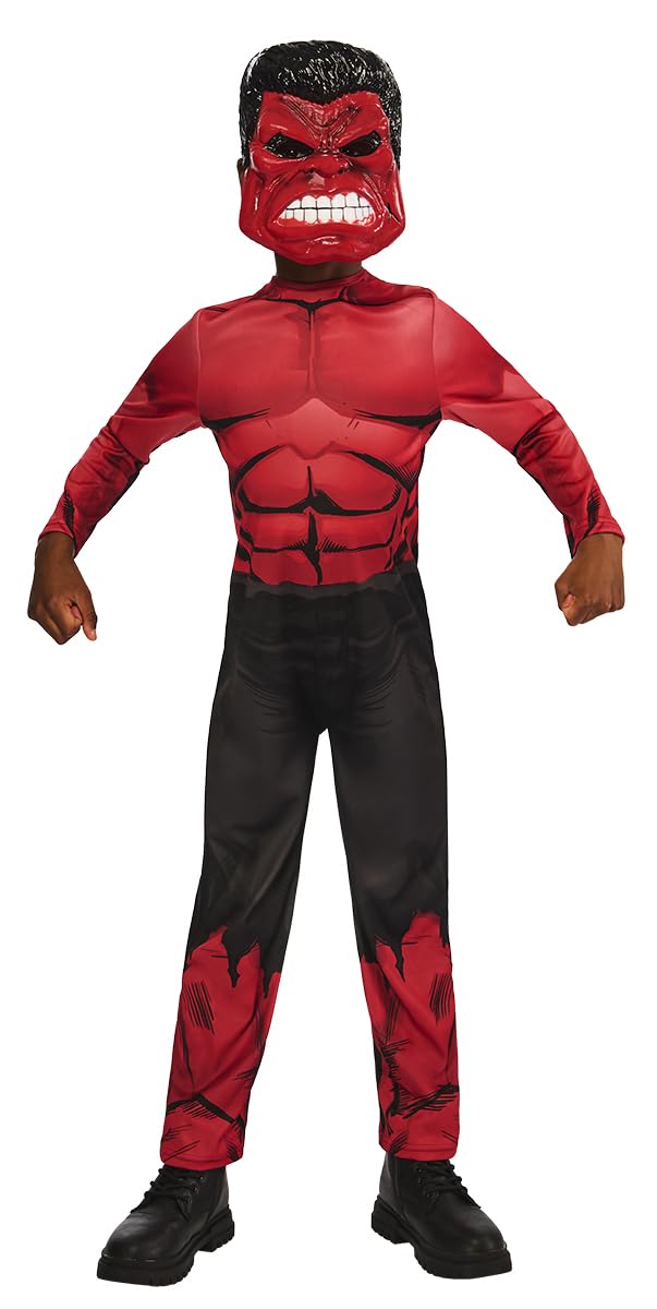 Rubie's Fantazyjna sukienka dla dzieci Chłopcy Red Hulk Classic Child