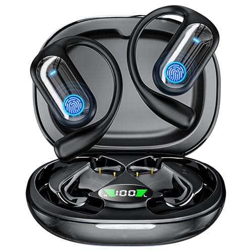 イヤホン ヘッドホン オープンイヤー ワイヤレスイヤホン 耳掛け」の