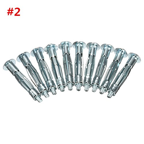 Generic 10Pcs Stainless Steel M5 Anchors Expansion Bolt Screw Cavity