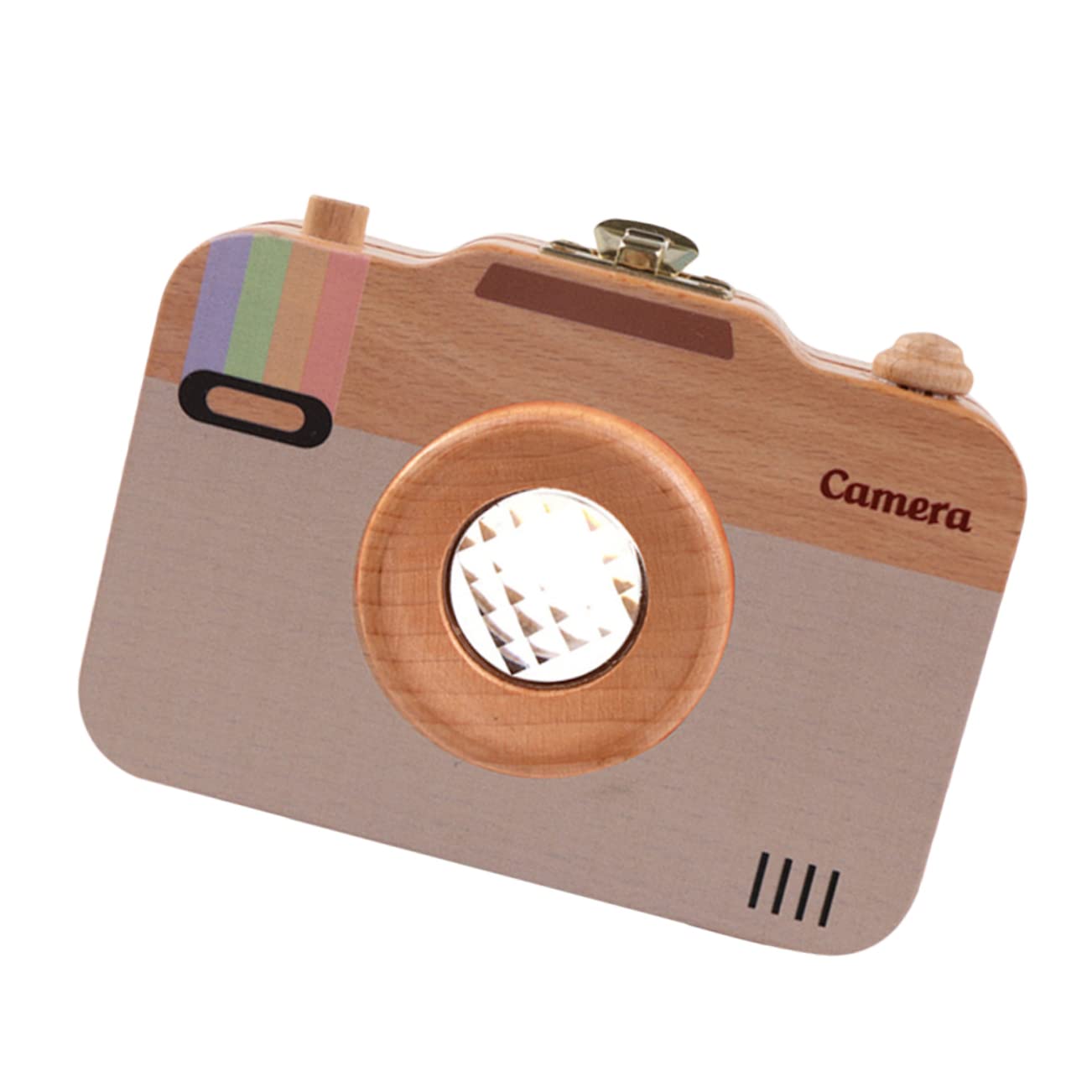 ERINGOGO 1pc Box Deciduous Teeth Preservation Box Grooming Teething Tooth Fairy Camera Shaped Organizer Tooth Cases Tooth Case Storage Tooth Milk Tooth Newborn Storage