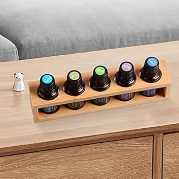 Amazon.co.jp: ナチュラルアロマオイルスタンド 天然竹製