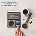 American Weigh Scales Digital Pocket Scale 600g x 0.1g with LCD Display Gram, Ounce, Carat, Grain for Coins, Jewellery, Gemstones, Metals, Kitchen, Food & Medicines – Black