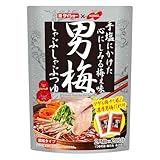 ダイショー 男梅しゃぶしゃぶつゆ 190g(つゆの素(濃縮タイプ)80g×2袋、梅だれ15g×2袋)×5袋 鍋つゆ 男梅 2人前×2回分