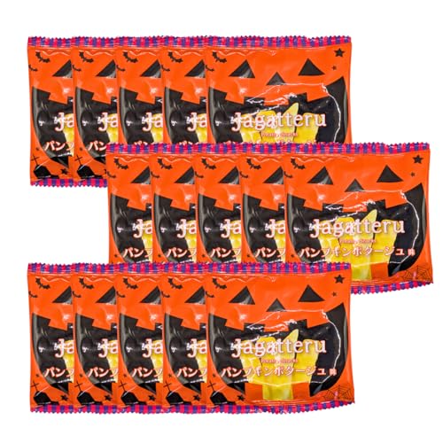 ハロウィン じゃがってる パンプキンポタージュ味 ハロウィン限定スナック お菓子 ハロウィンお菓子 個包装 詰め合わせ halloween ポテトスナック 駄菓子 小袋 スナック菓子 お菓子詰め合わせ パーティー 大量 まとめ買い (通常, 15, 袋)のサムネイル