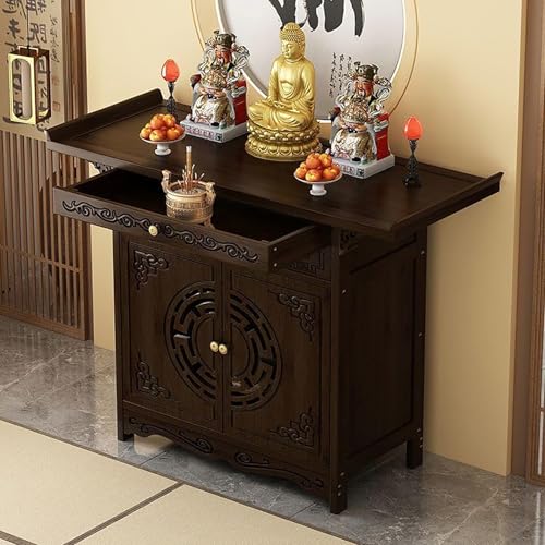 Table d'autel de méditation bouddhiste 100 cm pour prière