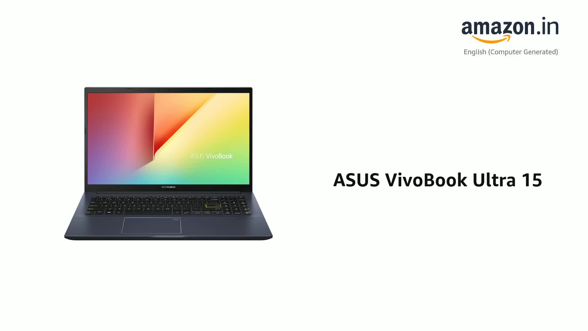ASUS VivoBook Ultra 15 (2020) Intel Core i5-1135G7 11th Gen 15.6