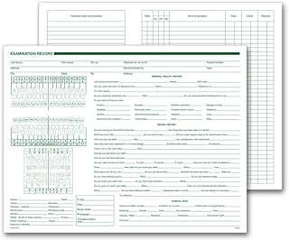 Dental General Examination Records 11 x 8 1/2