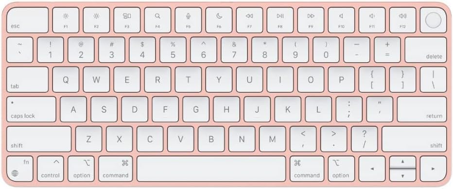 Apple Magic Keyboard avec Touch ID (AZERTY Français) Rose (Reconditionné)