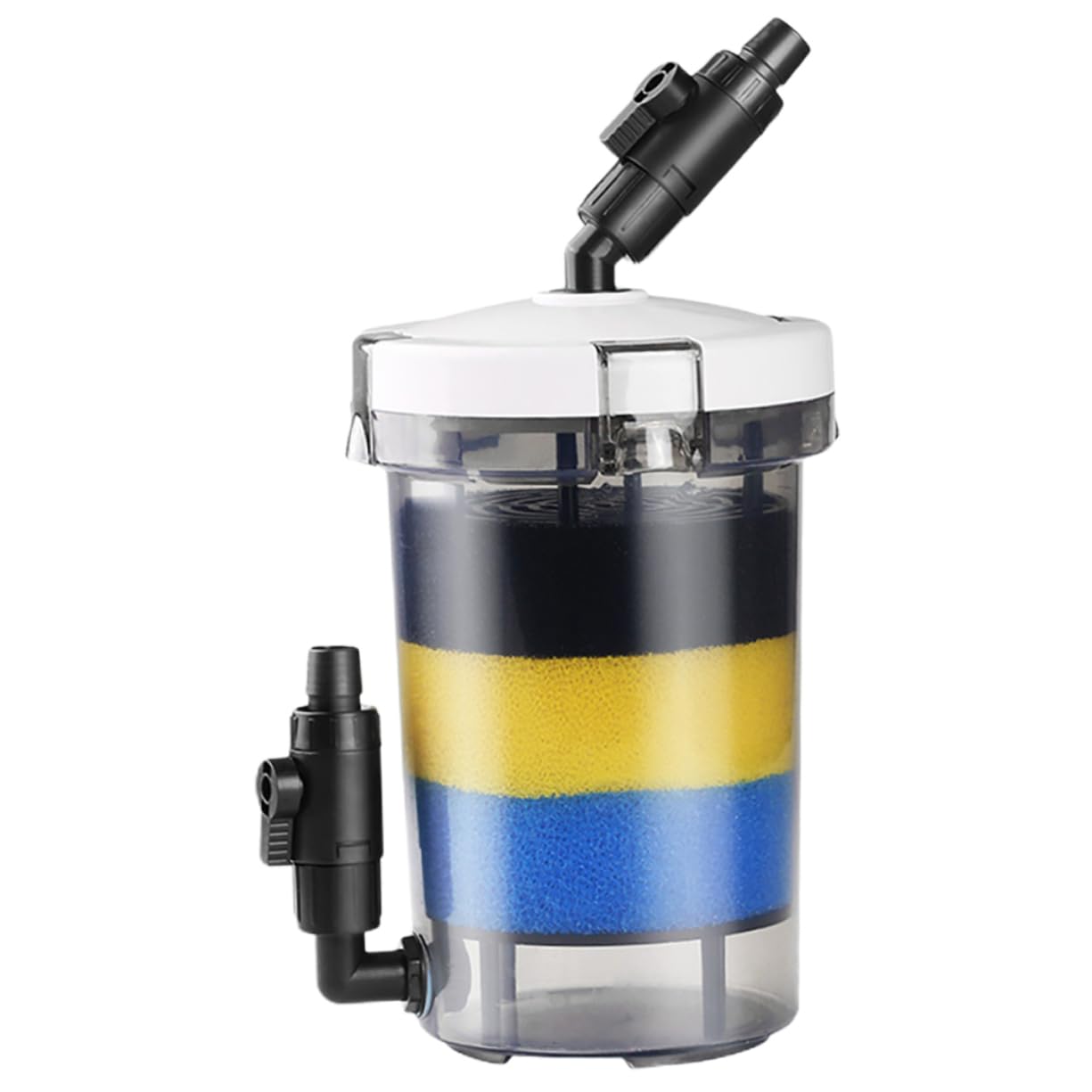 Kisangel Fish Tank Filter Box Transparente Geräuschlose Außenfilteranlage Für Aquarien Einfach Zu Reinigen Hohe Effizienz Für Aquarien Mit Fisch Und Pflanzen