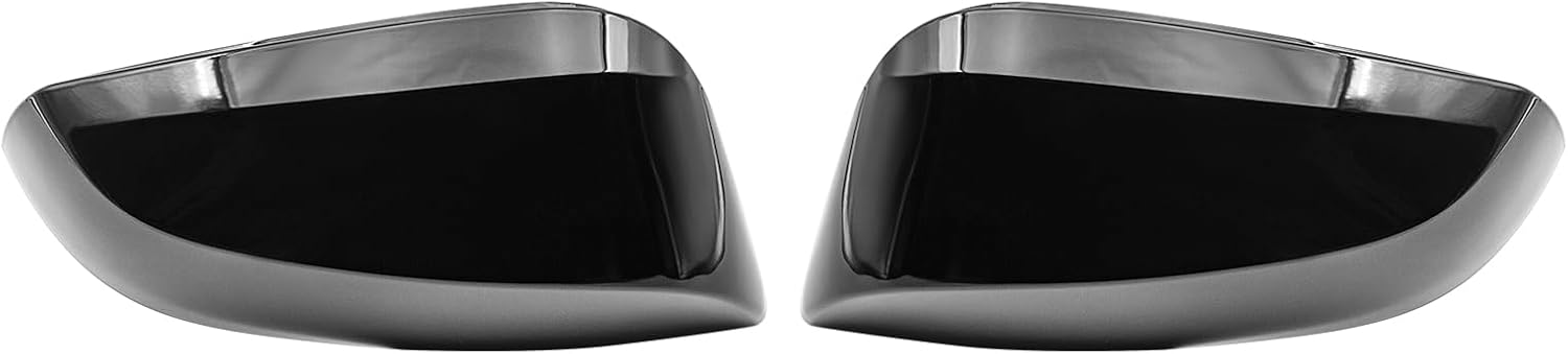 Gloss Black Side Mirror Cover Cap Fits For 2019 2020 2021 2022 2023 2024 Toyota RAV4 With Turn Signal Replace 87915-0R150,87945-0R150