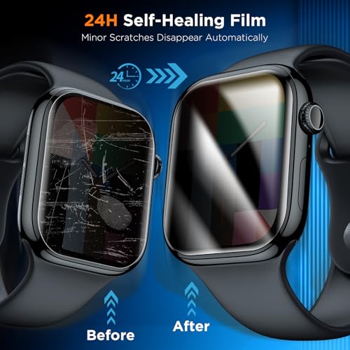Image of LK 4 Pack for Apple Watch Series 11 /10 Screen Protector 42mm Privacy, [Anti-Spy] Upgrade Soft TPU Film Apple Watch 42mm Screen Protector, HD Ultra-thin Touch Sensitvie, Full Coverage