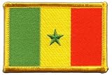 Aufnäher Patch Flagge Senegal - 8 x 6 cm