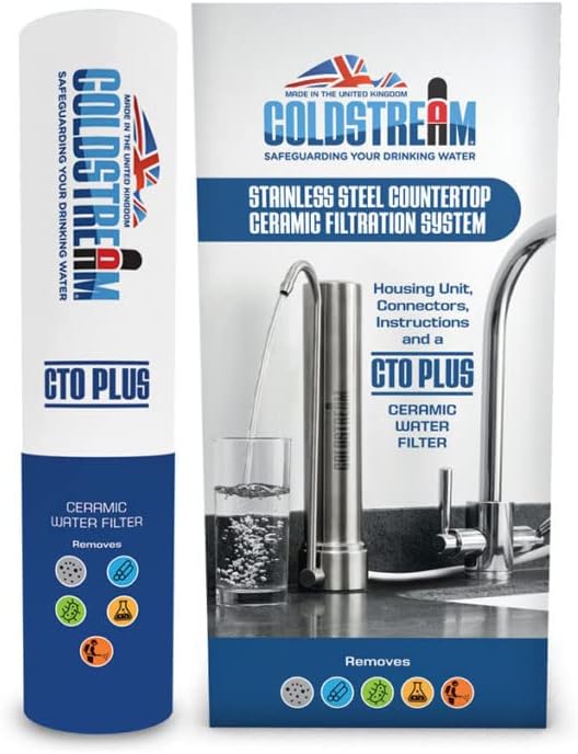 Coldstream CTO Plus StainlessSteel Countertop Ceramic Water Filter