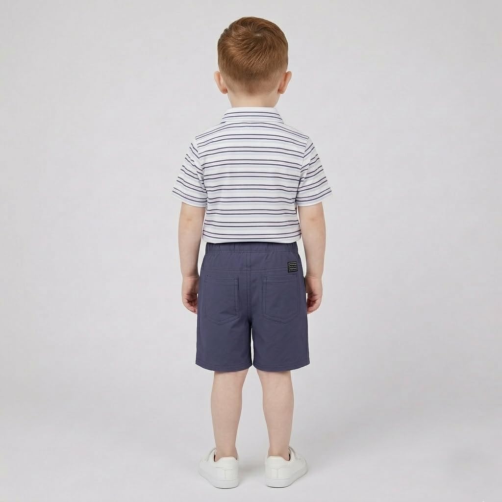 Ben Sherman Clothes Boys’ 2-Piece Tech Polo Short Set with Polo Shirt & Shorts – Outfit for Baby, Toddler & Big Boys (12M-14)