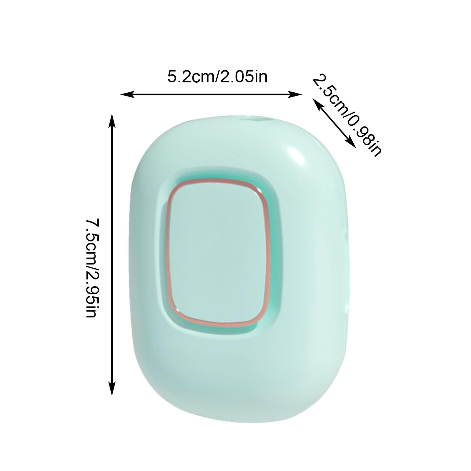 Estuche para Cepillo de Dientes UV, Estuche para Cepillo de Dientes con Soporte, portátil para cepillos de Dientes UV, Funda de Viaje para Viajes de hogar y Negocios, Verde
