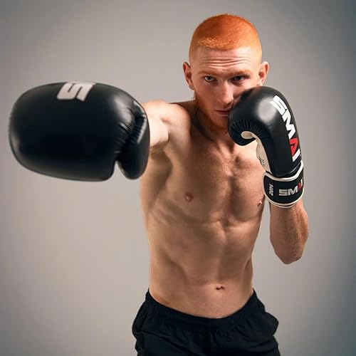 Miniatura 4 de SMAI Guante de boxeo de cuero (8 onzas)