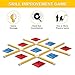 OTTARO Outdoor Games for Adults and Kids, Yard Toss Games with Portable PVC Framed, Giant Tic Tac Toe Game Outdoor Indoor