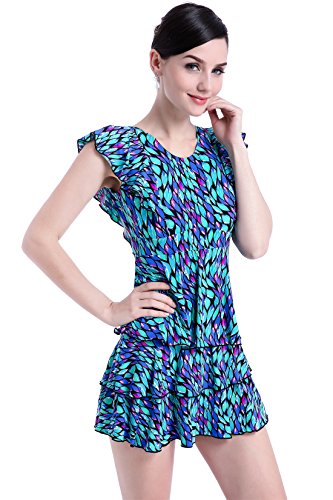 10 Best Mastectomy Swimsuits That Combine Comfort and Style 4 BIMEI Women's One-Piece High Neckline Pocketed Mastectomy Swimsuit SYN