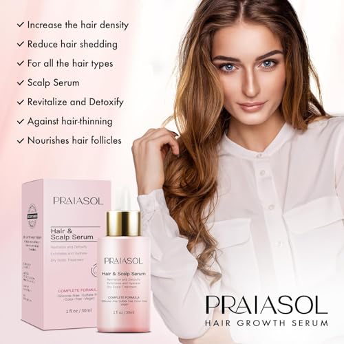 Hair Growth Serum for Women: Scalp Serum for Hair Loss Treatment, Thinning Hair Serum With Biotin,Rosemary & Peptide, Hair Thickening Products - Image 4