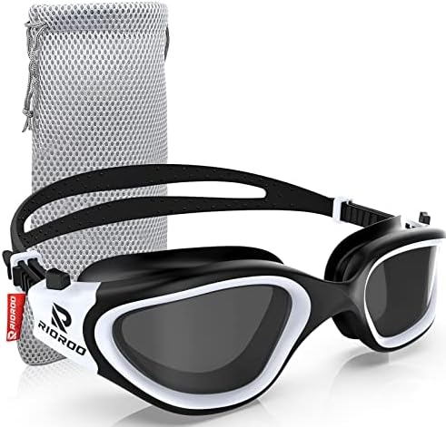 RIOROO Swimming Googles,Polarized Swim Goggles for Adults Women Men Junior Anti Fog/No Leak/Clear Wide Vision/UV Protection/Professional Pool Open Water