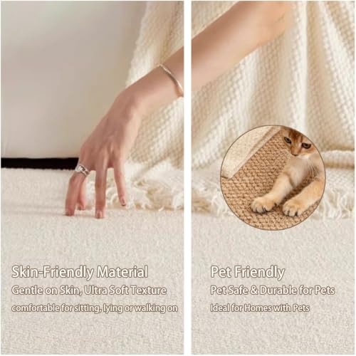 Tapis en sisal extra large de haute qualité avec envers stable - 4