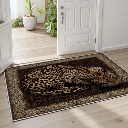 Tapete animal print rectangular 8'x10' Singffuc miniatura 2