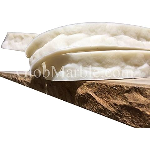 GlobMarble Concrete COUNTERTOP Edge Form CEF 7010 Rubber Mold Form Liners Edge Profile 2" x 8F Cover