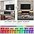 PUKAMI Fireplace TV Stand for TVs Up to 80" TV,Entertainment Center with 36" Electric Fireplace,TV Stand with LED Light,70inch