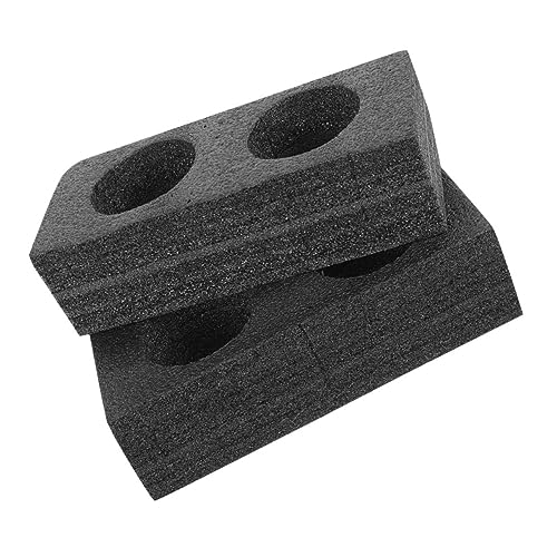 STOBAZA 2pcs Foam Drink Carrier Tray for Takeout Cups Drink Holder Design Lightweight Beverage Packaging for Restaurants and Shops