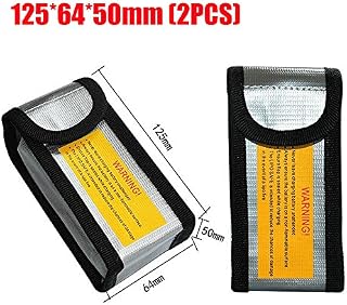 Fireproof Lipo Battery Safe Bag Explosionproof Lithium Batteries Guard Storage Bag for Traveling