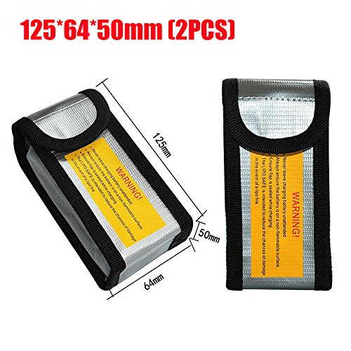 Fireproof Lipo Battery Safe Bag Explosionproof Lithium Batteries Guard Storage Bag for Traveling