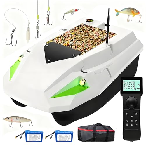 Bateau de pêche à l'appât avec GPS et double batterie charge 2.5 kg