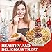 Holiday Nuts gift Basket - Delicious Mixed Cravings Gourmet Collection, Features 7 Sectional Platter with Freshly Roasted Nuts, Christmas Gift Basket for Men and Women.