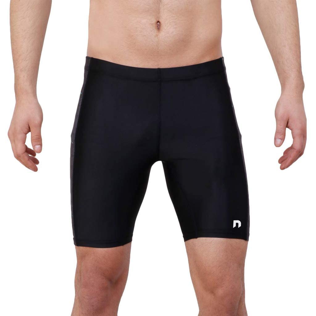 WMX Compression Men's Shorts Tights (Nylon& Polyster) Skins for Gym, Running, Cycling, Swimming, Basketball, Cricket, Yoga, Football, Tennis, Badminton & More (M, Lines) 1