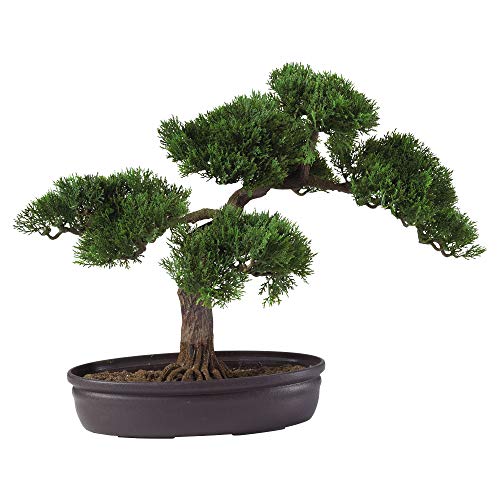 Nearly Natural 16in. Cedar Bonsai Artificial Plant