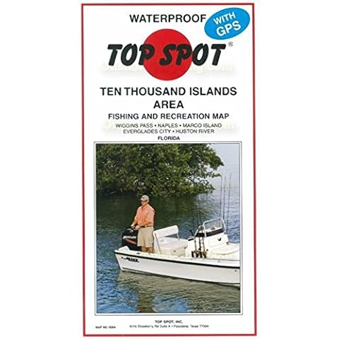 Top Spot Map N204 10 Thousand Islands Florida Map Cover