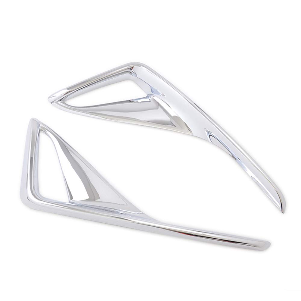 Yimaautotrims Rear Fog Lights FogLight Lamp Molding Cover Trim Fit For