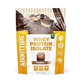 About Time Whey Protein Isolate Powder 24g Chocolate Peanut Butter, Natural Ingredients, Non-GMO, Gluten-Free, Lactose-Free, Zero Sugar, Low Carb, 32 Servings