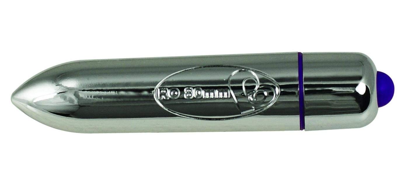 Ro-80mm Chrome Bullet - EDO-9941EA by Rocks-off *f*