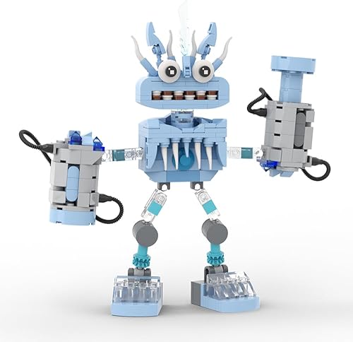 Miniatura 2 de My Sing Monsters Wubbox - Kit de construcción de figuras de acción, coro de monstruos de agua azul, juego de anime, modelos de construcción,
