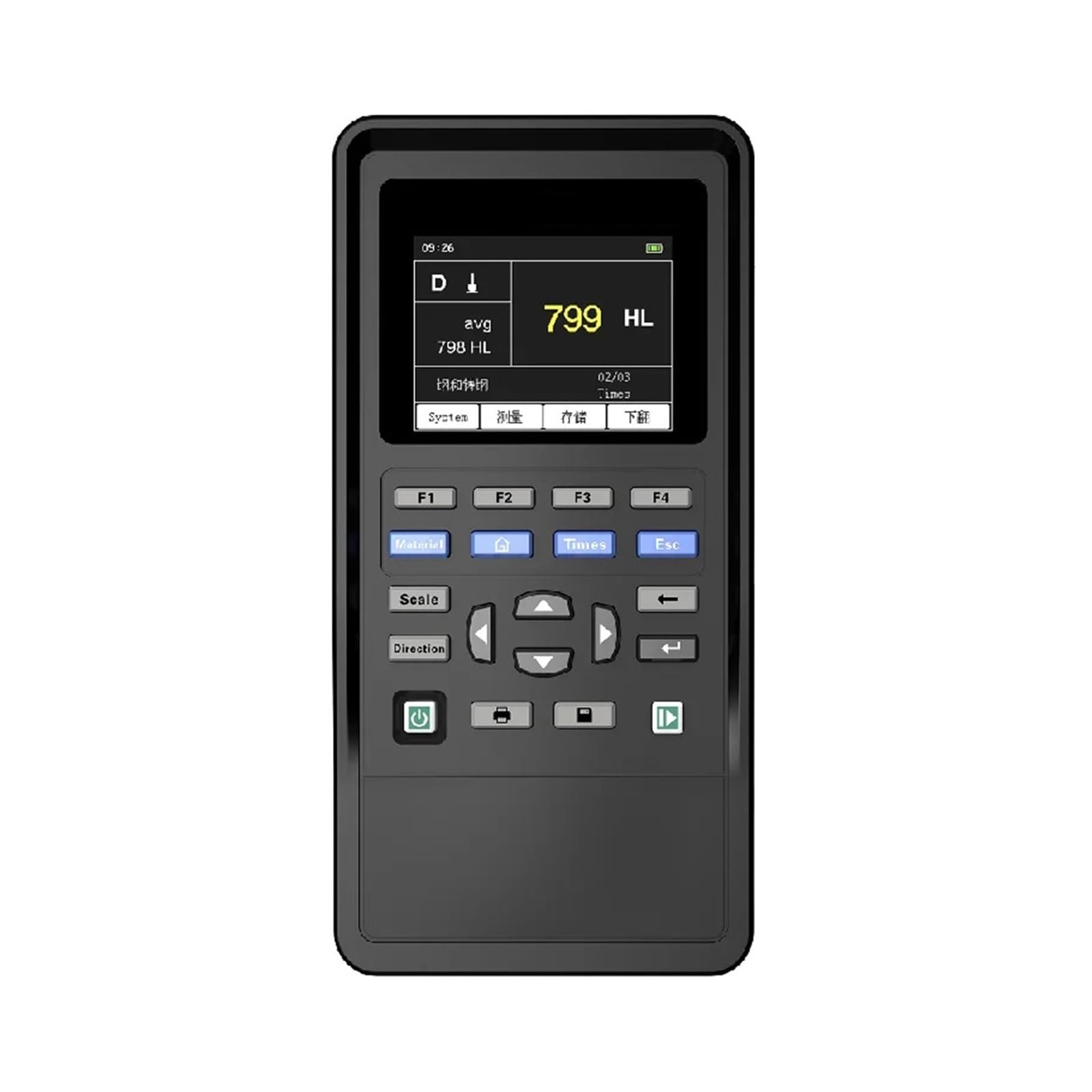 Gqnblvhzupdm A Hardness Tester Digital Metal Leeb Hardness Tester Stainless Steel Lloy Copper Measuring Meter Hrc Hl Hb Hv Hs Hrb
